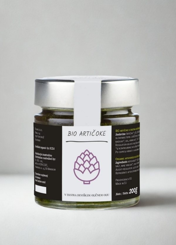 Organic Artichokes in Olive Oil